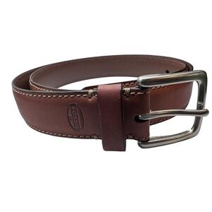 Fossil Men’s Brown Genuine Leather Belt Aiden Size 44 Classic Rugged Durable